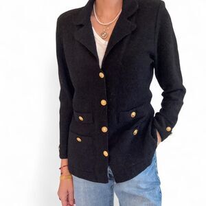 Women's Black Knit Jacket